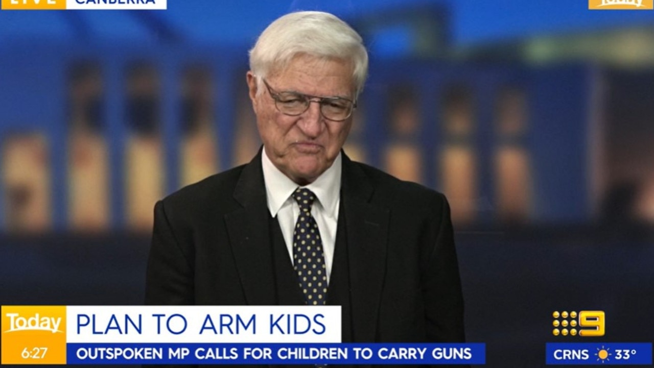 Mr Katter said Australian kids needed to be able to protect themselves against potential threats.