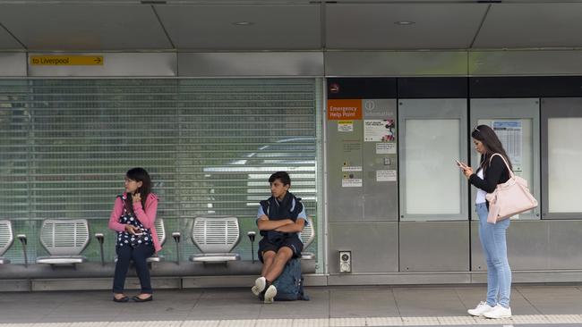 Commuters waited for a bus on the T80 line, unaware that no buses would come until 9am when the widespread bus strike concluded.