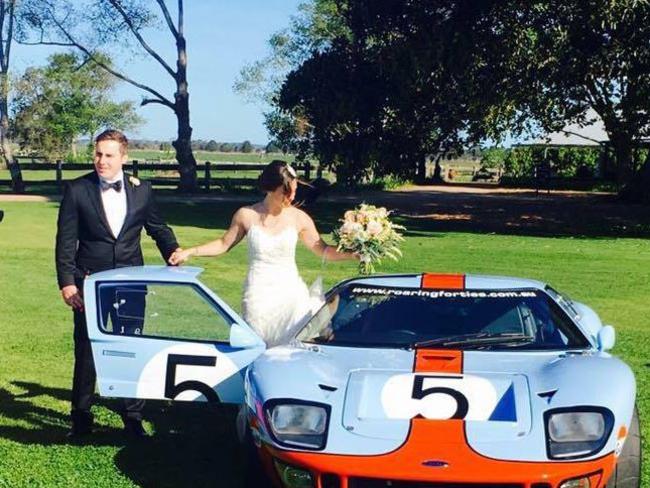 Elizabeth Cranston on his wedding day.  Picture: Facebook