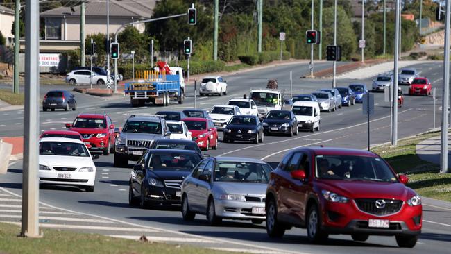 There are $2.7 billion worth of road and rail projects held up waiting for State funding. The Bruce Highway and Dohles Rocks Road on-ramp project is one of these. Picture: Paul Guy