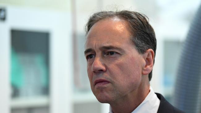 Federal Health Minister Greg Hunt. Pictre: James Ross