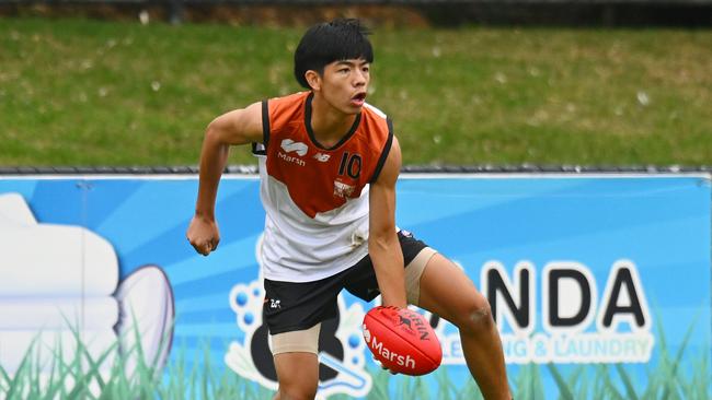 Hau-Tze Rock has been selected to play in the Territory rep side. Picture: Morgan Hancock/AFL Photos