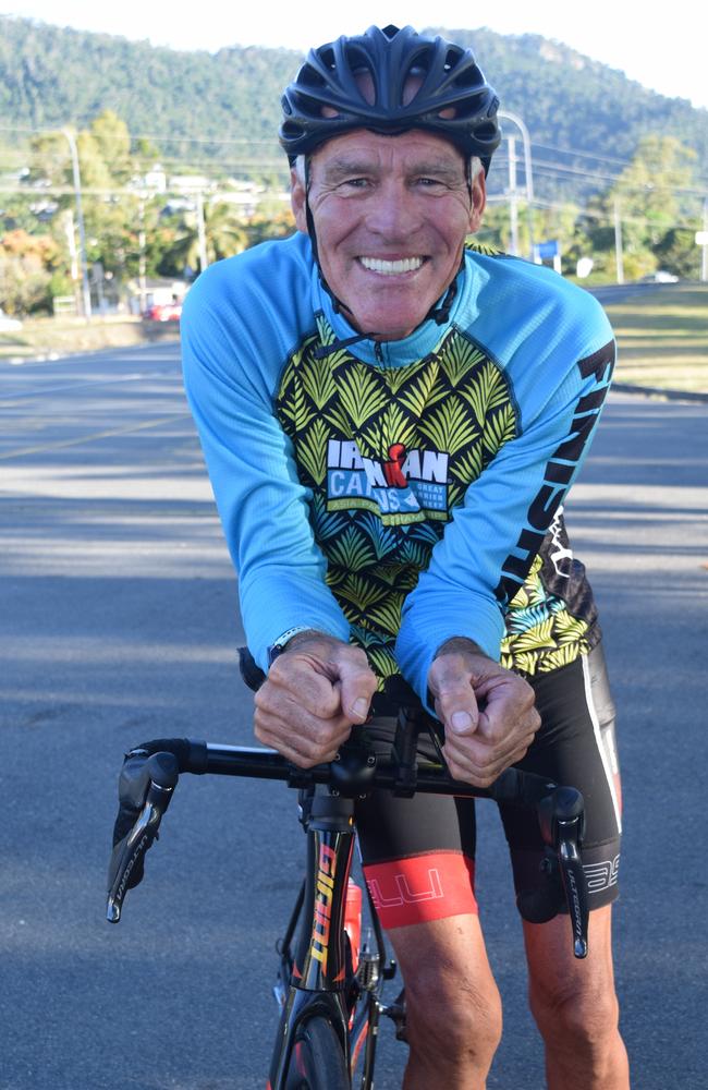 Airlie Beach's Michael Kimpton will represented Australia in the Ironman 70.3 World Championship in Nice, France, on September 8 2019.
