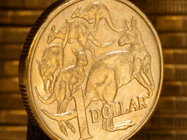 Australian one dollar coins