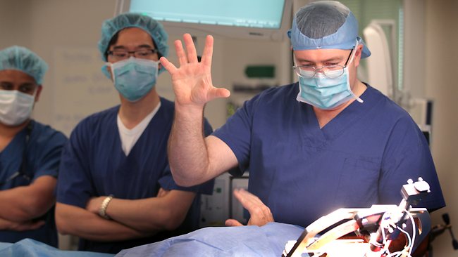 Andrew Brierley was wide awake and watching his own deep-brain surgery ...