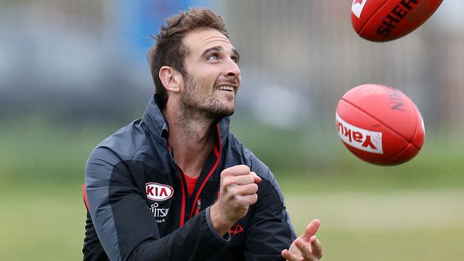 Essendon star Jobe Watson took a day off. Picture: Michael Klein