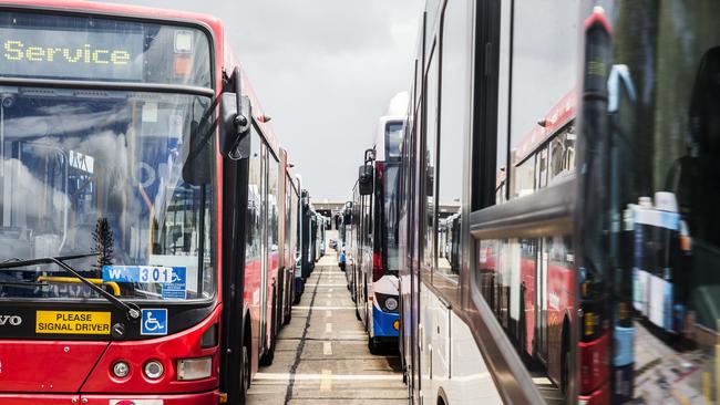 A bus route could slice through suburbs across Western Sydney to connect the Penrith, Liverpool and Campbelltown CBDs to the Airport. Pic Jenny Evans