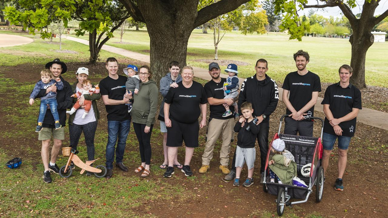 Man with a Pram event on Father's Day in Newtown Park, Sunday, September 5, 2021. Picture: Kevin Farmer