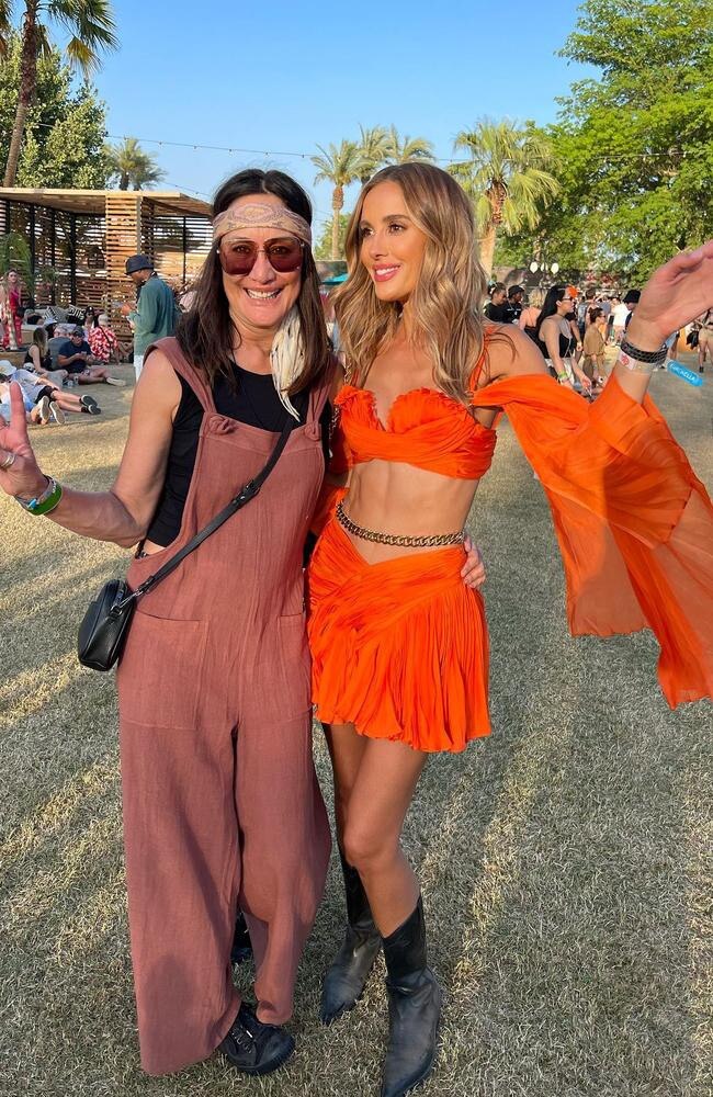 Judd took her mum, Kerry Brown, along for the festival. Picture: Instagram