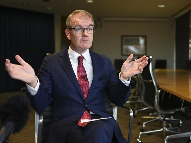 NSW Opposition Leader Michael Daley says he is a numbers man — despite his performance in the debate. Picture: Lukas Coch