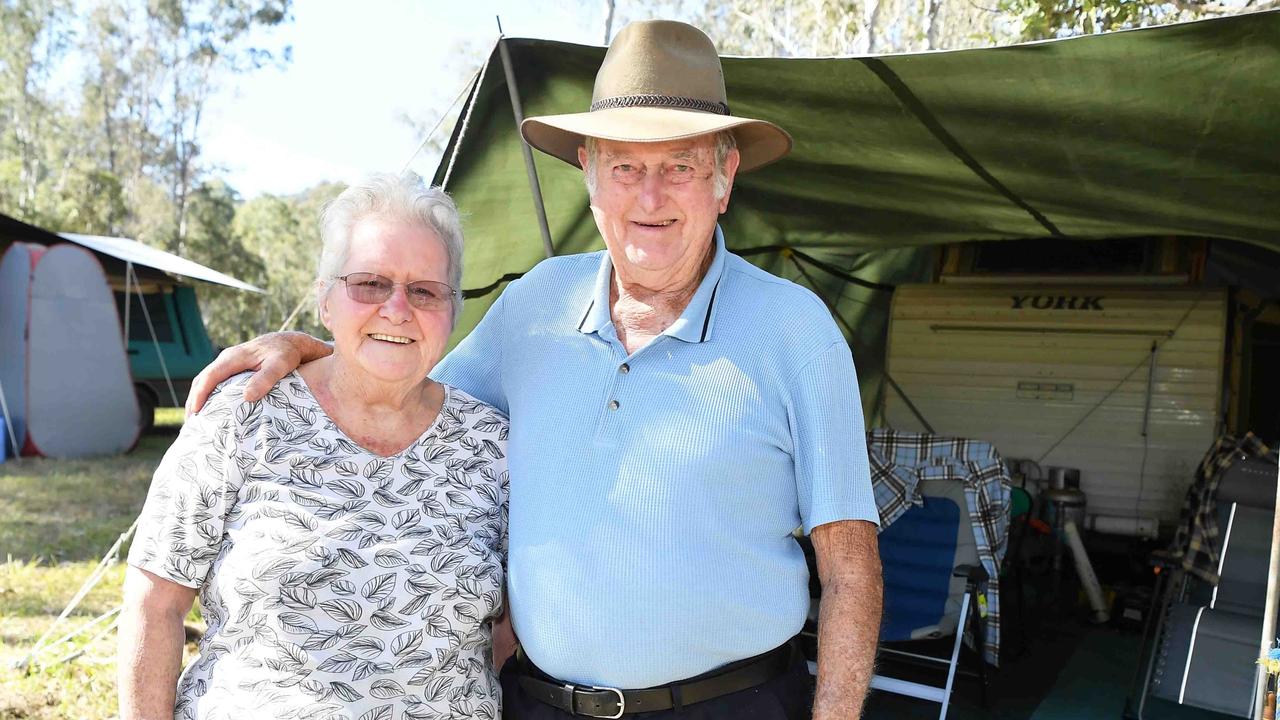 Jill and Gordon Hamilton at the Gympie Muster. Photo: Patrick Woods.