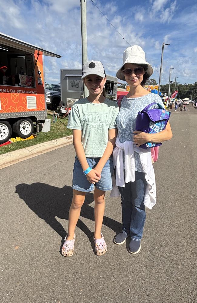 Jade and Mandy at the Fraser Coast Show.