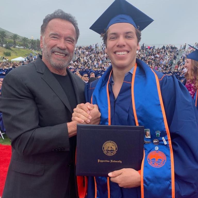 Arnold Schwarzenegger's son is now a real estate agent in California. Picture: Joseph Baena Instagram