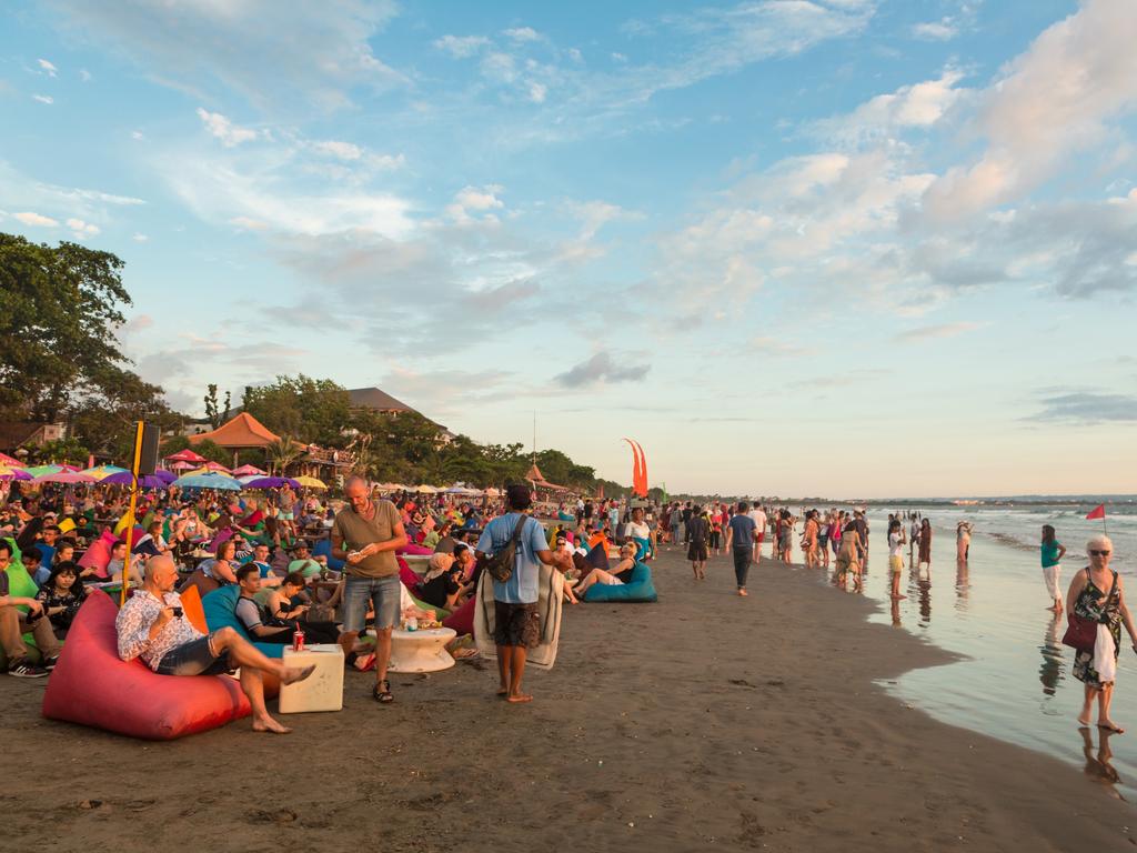 The beaches in Kuta and Seminyak were once teeming with tourists. Picture: Escape