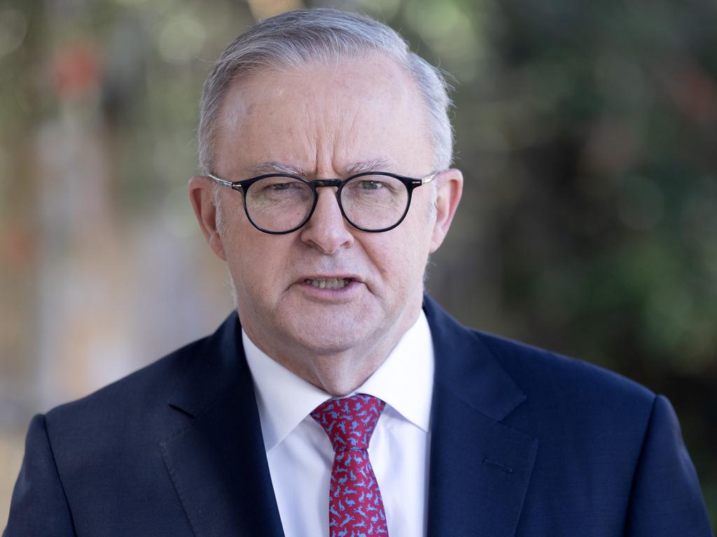 Does Anthony Albanese care that Israel is fighting for its life? Picture: David Geraghty