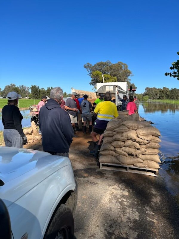 as locals brace for the worst flooding in 70 years.
