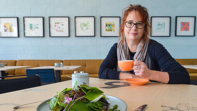 Koush Design owner Julie Pieda at Pony and Cole in Hindmarsh. Picture: AAP /Brenton Edwards