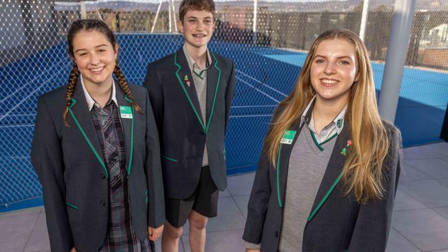 Adelaide Botanic High School students. Picture: Ben Clark