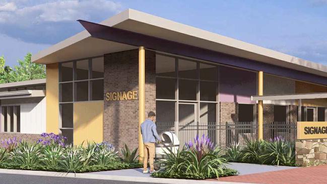 Mock ups of the new childcare centre set to be built on Anzac Hwy at Glenelg East. Picture: Supplied