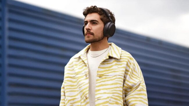 The Sennheiser Momentum 4 Wireless headphones adapt to their environment, be it an office or on a plane.