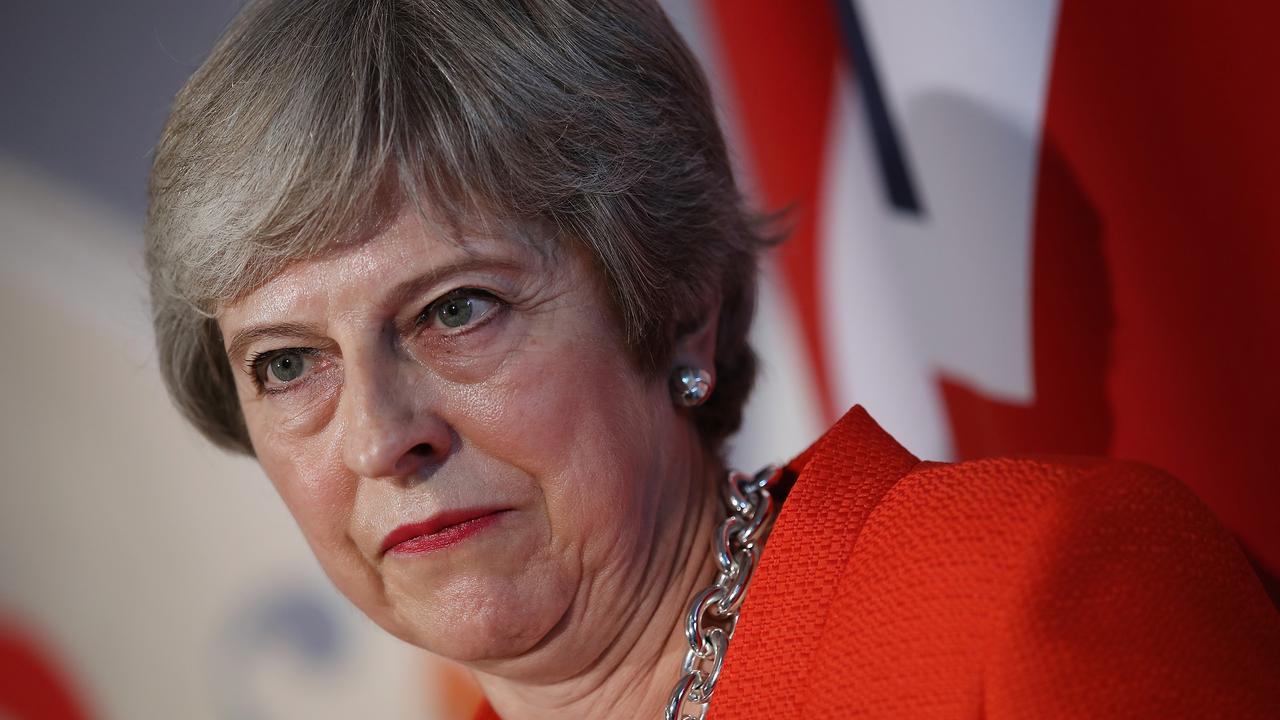 Theresa May has been put in a ‘political straitjacket’. Picture: Sean Gallup/Getty Images