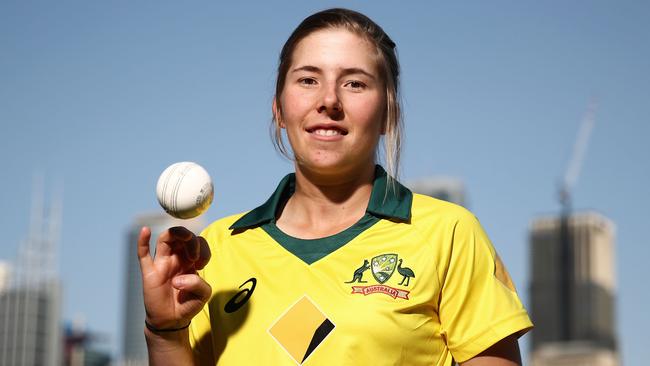 Georgia Wareham could make her T20 debut for Australia this weekend. Picture: Getty Images