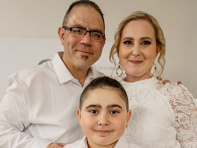 Simon and Vanessa Tadros with their son Nicholas. Mrs Tadros was killed when two Sea World Helicopters collided at the Gold Coast on Monday which left her son in a critical condition. Picture: Supplied https://www.instagram.com/brylou_photography/