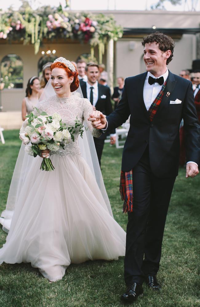 Emma Watkins and Lachlan Gillespie got married in 2018. Picture: Lara Hotz