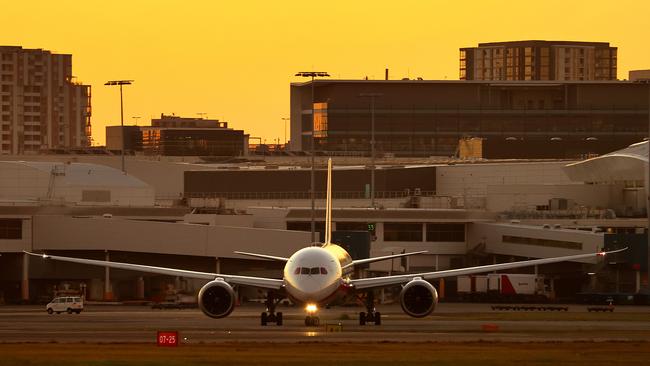 Sydney Airport faces a prolonged period with minimum earnings but IFM has seen past the gloom and put real money on the table. Picture: NCA NewsWire/Dylan Coker