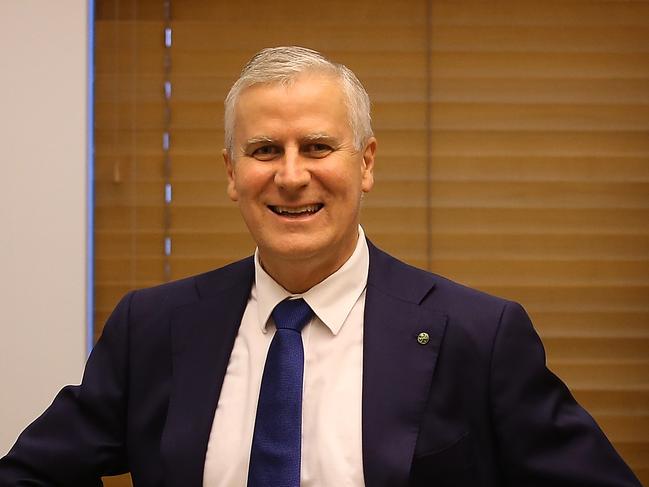 *** Courier Mail special ***Deputy PM and New Nationals Leader Michael McCormack in his office at Parliament House in Canberra. Picture Kym Smith