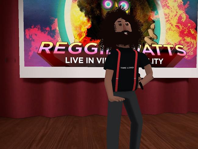 What people saw at the concert in VR.