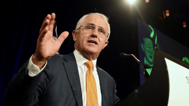 Australian Prime Minister Malcolm Turnbull speaks in Sydney. Picture: AFP