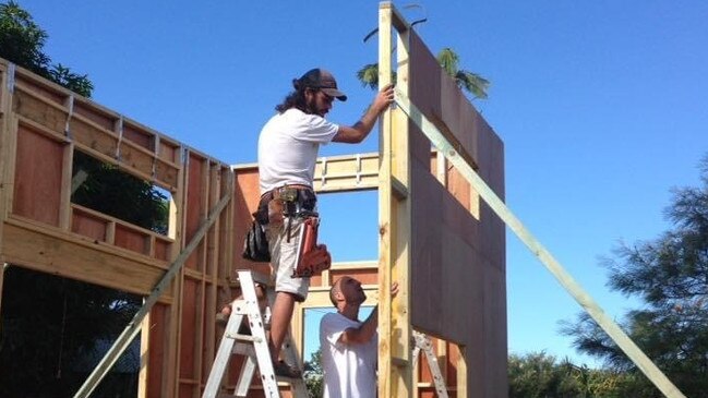 Sam Commerford of Uber Tiny Homes in Byron Bay, designing and building tiny homes that are shipped all over Australia.