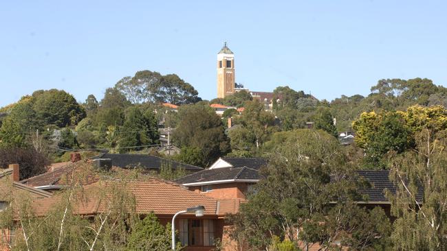 You can see the Victorian Police Academy from many places in Glen Waverley.