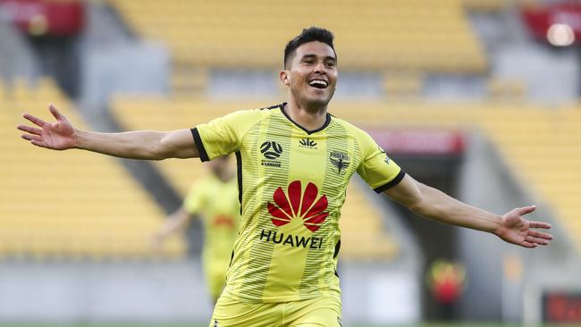 Wellington Phoenix scored their first win of the season. Picture: John Cowpland