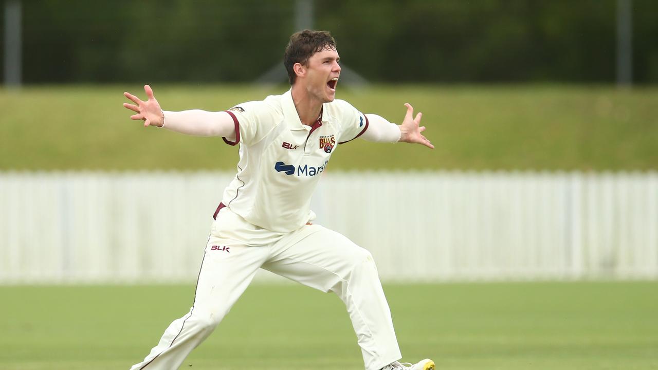 Bulls spinner Mitch Swepson could play a big role in the Sheffield Shield final. Picture: Jason McCawley/Getty Images