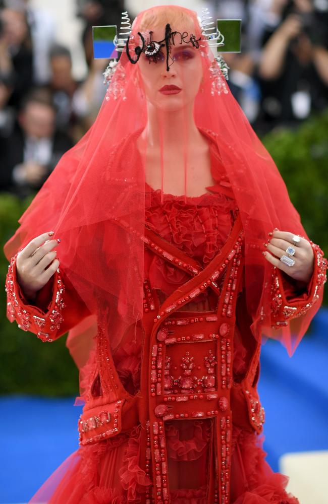 She certainly made an entrance. Picture: AFP