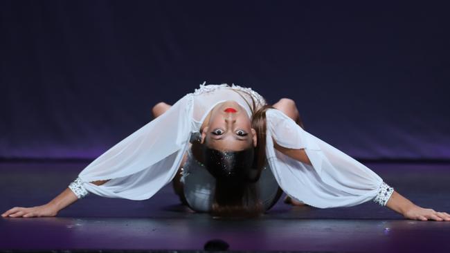 Mila Daylight performing in the Gold Coast Eisteddfod Day 4 dance solos. Picture: Ryan Kettle