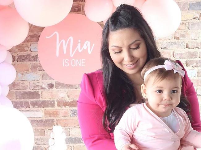 Christine and her daughter Mia.