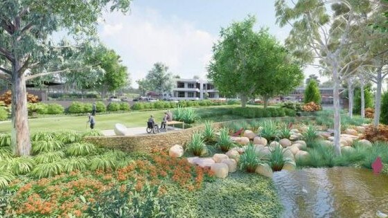 An artist's impression of the proposed seniors living redevelopment at the Allambie Heights Village, which planning experts at Northern Beaches Council said should not go ahead because ti could have an adverse impact on the environment. Picture: Supplied