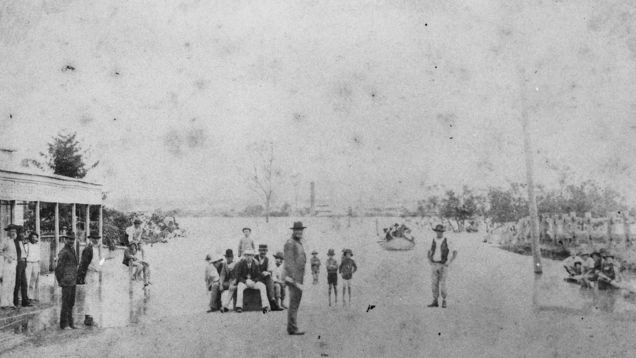 Flood in Bundaberg, 1893. Photo: State Library of Queensland