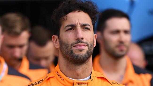 Daniel Ricciardo of Australia and McLaren is yet to confirm his future