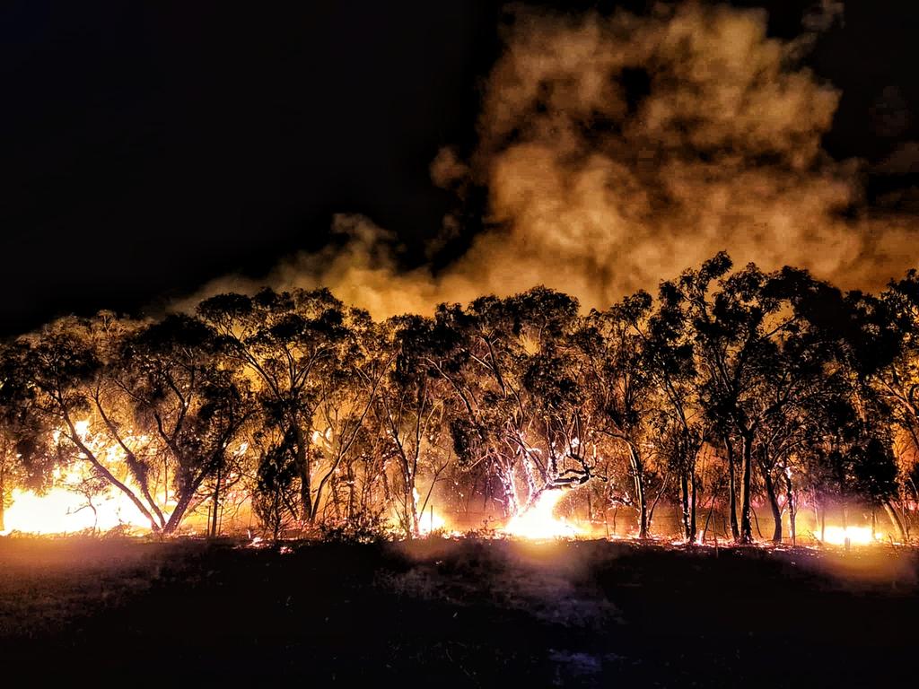 The Grampians, known as Gariwerd to traditional owners has been engulfed by bushfires the ‘size of Singapore’. Picture: Facebook