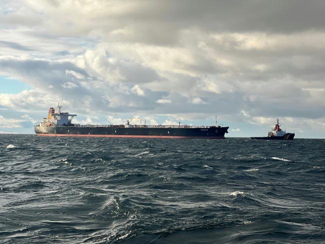 The Eventin, carrying almost 100,000 tonnes of oil, was adrift and 'unable to manoeuver' in the Baltic Sea