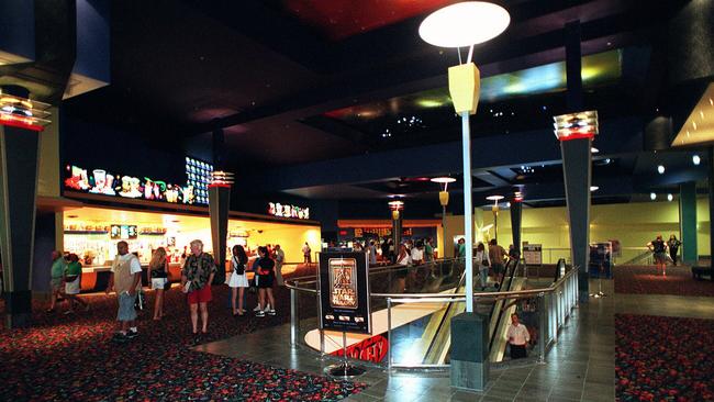 The Pacific Fair cinema on opening day in 1997.