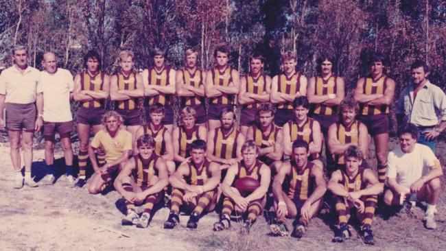 Noosa Tigers 1985 premiership winning team – S.Skurnik, M.Turner, T.Sorrell, N.White (C), G.Smith, B.Wilkinson, D.Rowsell, G.Wilson, I.Dzufer, C.Forbes, A.Blackburn, B.Fox, P.Andrews, D.Farrow, Carey, M.Kluske, L.Argus, W.Bunney, G.Breeton, R.Chapple. J.Townsend (Coach).