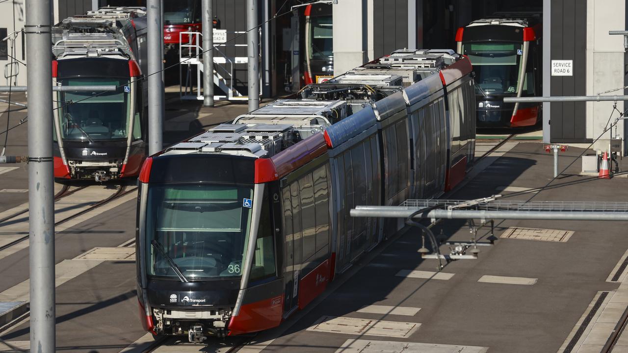 A defect in the trams caused cracks to appear. Picture: Justin Lloyd