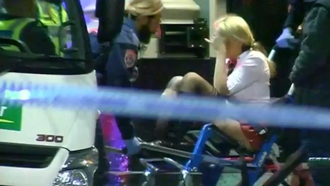 Police have shot two people at Inflation nightclub in Melbourne's King St. Picture: Nine News