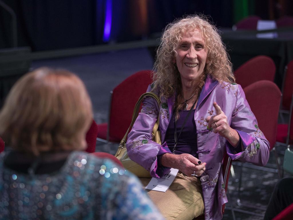 Tasmanian State Election 2024, Franklin independent Martine Delaney in the tally room, Hotel Grand Chancellor. Picture: Chris Kidd