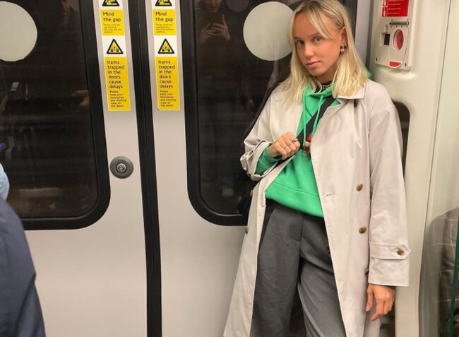 Paris Nicholson has 13,400 followers on Instagram. She doesn’t mind catching a train.